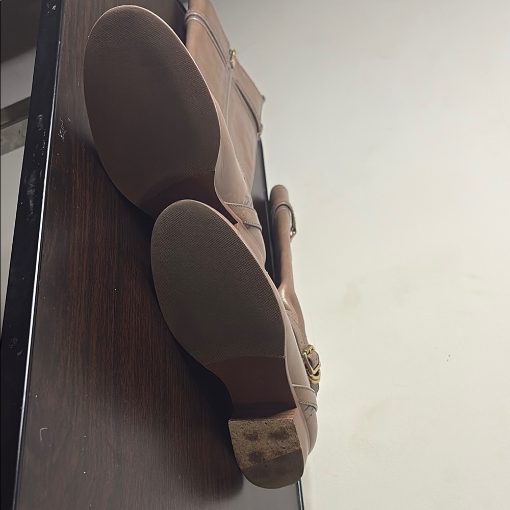 Tory Burch Tan Leather Riding Boots - Picture 9 of 16